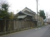 栗橋宿に残る古い家並み